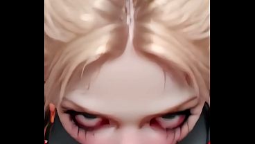 Psycho Cosplay Girl Pov: Deepthroat &Amp  Messy Facial Cumshot [Ai Animation]